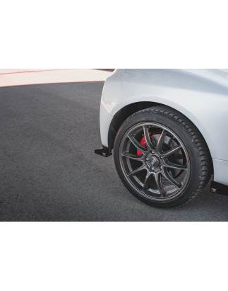 Splitters posteriori laterali Street Pro + Flaps Toyota GR Yaris Mk4 (Cod. M-TOYA4GR4CNC-RSD1B+RSF1G