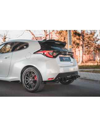 Splitters posteriori laterali Street Pro + Flaps Toyota GR Yaris Mk4 (Cod. M-TOYA4GR4CNC-RSD1B+RSF1G