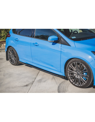 Diffusori minigonne street pro + Flaps Ford Focus RS Mk3 (Cod. M-FOFO3RSCNC-SD1B+SRF1G)