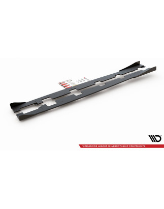 Diffusori minigonne street pro + Flaps Ford Focus RS Mk3 (Cod. M-FOFO3RSCNC-SD1B+SRF1G)