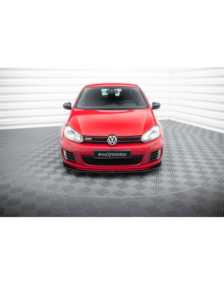 SPLITTER ANTERIORE street pro V.3 Volkswagen Golf GTI Mk6 (Cod. M-VWGO6GTICNC-FD3B)