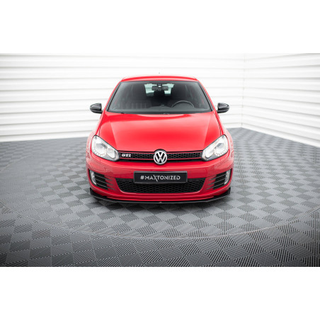 SPLITTER ANTERIORE street pro V.3 Volkswagen Golf GTI Mk6 (Cod. M-VWGO6GTICNC-FD3B)