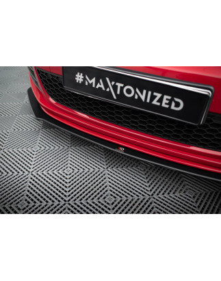 SPLITTER ANTERIORE street pro V.3 Volkswagen Golf GTI Mk6 (Cod. M-VWGO6GTICNC-FD3B)