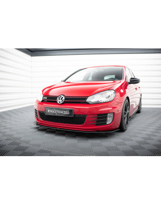 SPLITTER ANTERIORE street pro V.3 Volkswagen Golf GTI Mk6 (Cod. M-VWGO6GTICNC-FD3B)