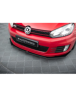 SPLITTER ANTERIORE street pro V.3 Volkswagen Golf GTI Mk6 (Cod. M-VWGO6GTICNC-FD3B)