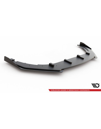 SPLITTER ANTERIORE street pro V.3 + Flaps Volkswagen Golf GTI Mk6 (Cod. M-VWGO6GTICNC-FD3B+FSF1G)