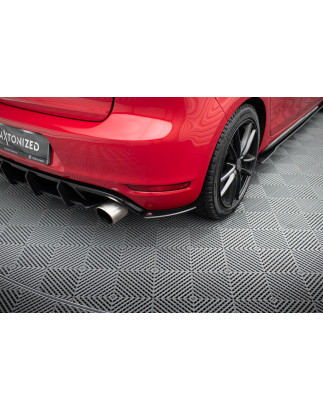 Splitters posteriori laterali Street Pro Volkswagen Golf GTI Mk6 (Cod. M-VWGO6GTICNC-RSD1B)