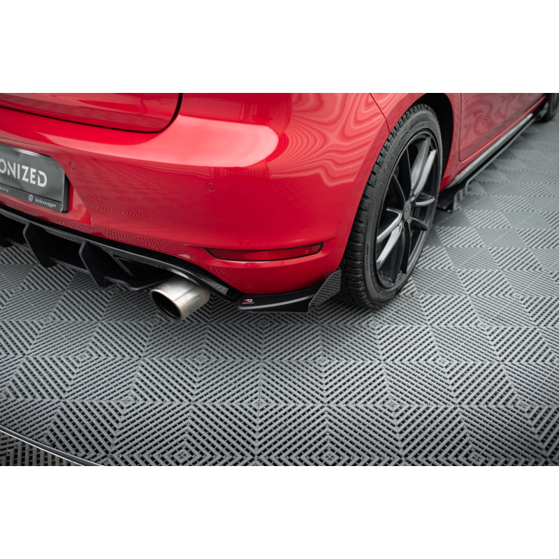 Splitters posteriori laterali Street Pro + Flaps Volkswagen Golf GTI Mk6 (Cod. M-VWGO6GTICNC-RSD1B+R Splitters posteriori laterali Street Pro + Flaps Volkswagen Golf GTI Mk6 (Cod. M-VWGO6GTICNC-RSD1B+R