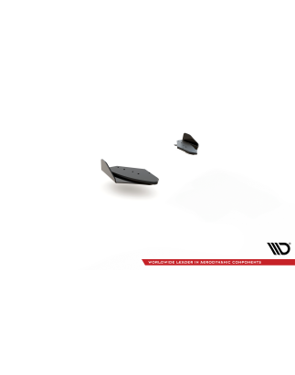 Splitters posteriori laterali Street Pro + Flaps Volkswagen Golf GTI Mk6 (Cod. M-VWGO6GTICNC-RSD1B+R