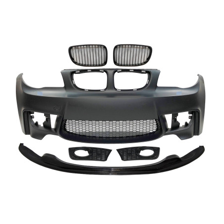 Paraurti Anteriori BMW E82 / E88 / E87 / E81 M1  05-11 Spoiler Carbonio (Cod. E-TCB62056202)