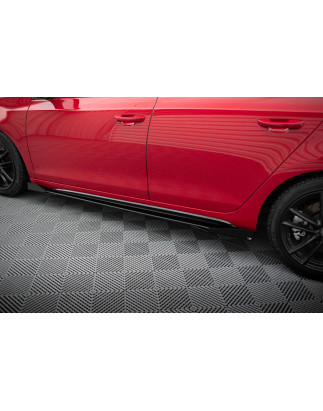 Diffusori minigonne street pro + Flaps Volkswagen Golf GTI Mk6  (Cod. M-VWGO6GTICNC-SD1B+SRF1G)