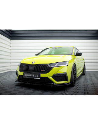SPLITTER ANTERIORE V.1 Skoda Octavia RS Mk4 (Cod. M-SK-OC-4-RS-FD1G)