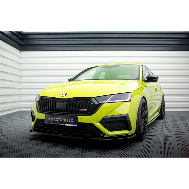 SPLITTER ANTERIORE V.1 Skoda Octavia RS Mk4 (Cod. M-SK-OC-4-RS-FD1G)