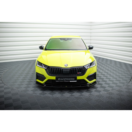 SPLITTER ANTERIORE V.1 Skoda Octavia RS Mk4 (Cod. M-SK-OC-4-RS-FD1G)