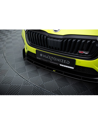 SPLITTER ANTERIORE V.1 Skoda Octavia RS Mk4 (Cod. M-SK-OC-4-RS-FD1G)