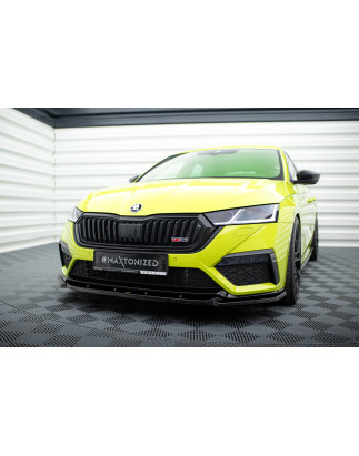 SPLITTER ANTERIORE V.3 Skoda Octavia RS Mk4 (Cod. M-SK-OC-4-RS-FD3G)