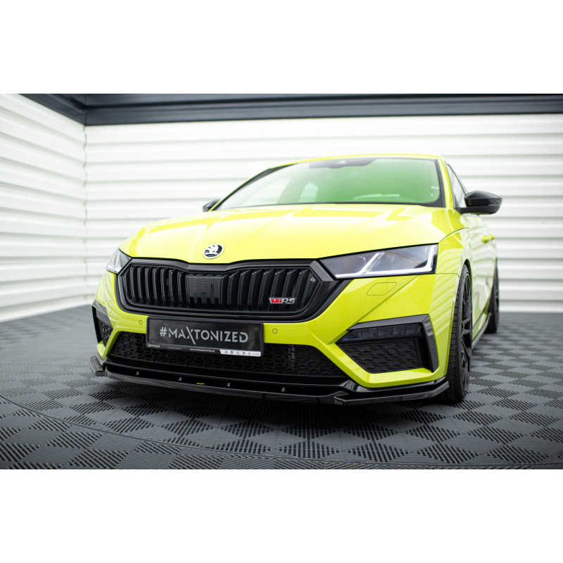 SPLITTER ANTERIORE V.3 Skoda Octavia RS Mk4 (Cod. M-SK-OC-4-RS-FD3G)