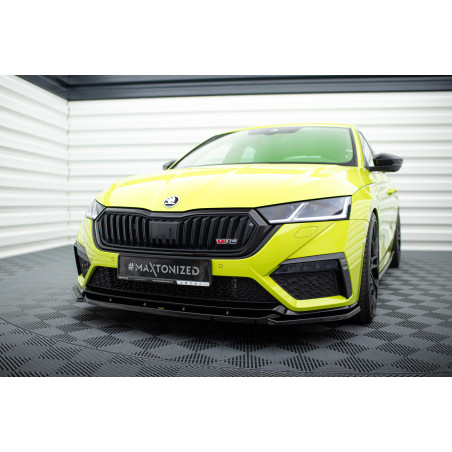 SPLITTER ANTERIORE V.3 Skoda Octavia RS Mk4 (Cod. M-SK-OC-4-RS-FD3G)