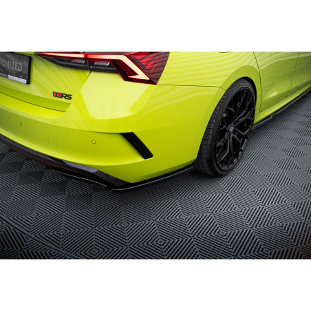 Splitters posteriori laterali V.1 Skoda Octavia RS Mk4 (Cod. M-SK-OC-4-RS-RSD1G)