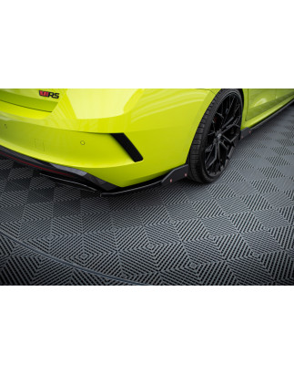 Splitters posteriori laterali V.2 + Flaps Skoda Octavia RS Combi / Liftback Mk4 / Mk4 Facelift (Cod.