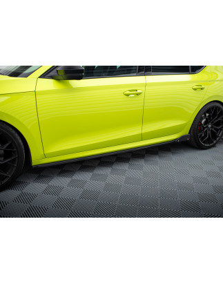 Diffusori minigonne V.2 + Flaps Skoda Octavia RS Liftback / Combi Mk4 (Cod. M-SK-OC-4-RS-SD2G+SF)