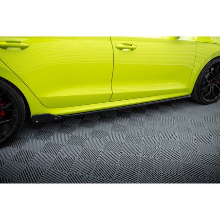 Diffusori minigonne V.2 + Flaps Skoda Octavia RS Liftback / Combi Mk4 (Cod. M-SK-OC-4-RS-SD2G+SF)