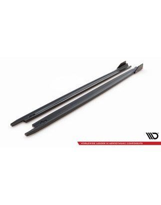 Diffusori minigonne V.2 + Flaps Skoda Octavia RS Liftback / Combi Mk4 (Cod. M-SK-OC-4-RS-SD2G+SF)