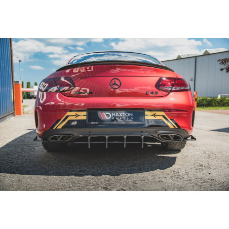 DIFFUSORE POSTERIORE street pro Mercedes-AMG C43 Coupe C205 (Cod. M-MEC20543AMGCNC-RS1B)