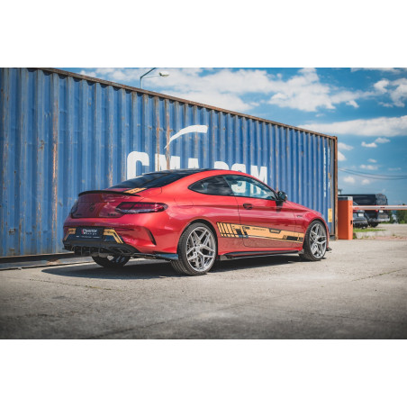 DIFFUSORE POSTERIORE street pro Mercedes-AMG C43 Coupe C205 (Cod. M-MEC20543AMGCNC-RS1B)