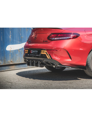 DIFFUSORE POSTERIORE street pro Mercedes-AMG C43 Coupe C205 (Cod. M-MEC20543AMGCNC-RS1B)