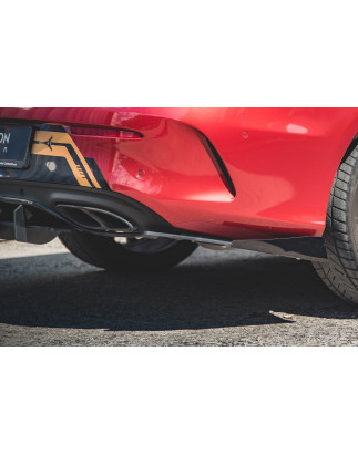 Splitters posteriori laterali Street Pro + Flaps Mercedes-AMG C43 Coupe C205 (Cod. M-MEC20543AMGCNC-