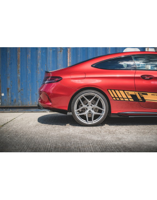 Splitters posteriori laterali Street Pro + Flaps Mercedes-AMG C43 Coupe C205 (Cod. M-MEC20543AMGCNC-