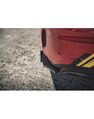 Splitters posteriori laterali Street Pro + Flaps Mercedes-AMG C43 Coupe C205 (Cod. M-MEC20543AMGCNC-