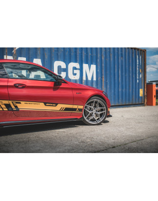 Diffusori minigonne street pro + Flaps Mercedes-AMG C43 / AMG-Line Coupe C205 (Cod. M-MEC20543AMGCNC