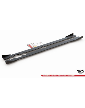 Diffusori minigonne street pro + Flaps Mercedes-AMG C43 / AMG-Line Coupe C205 (Cod. M-MEC20543AMGCNC