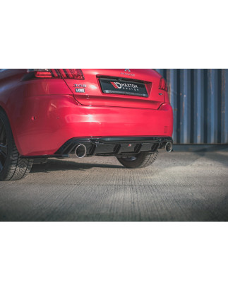 Splitters posteriori laterali Peugeot 308 GT Mk2 Facelift (Cod. M-PE-308-2F-GT-RSD1G)