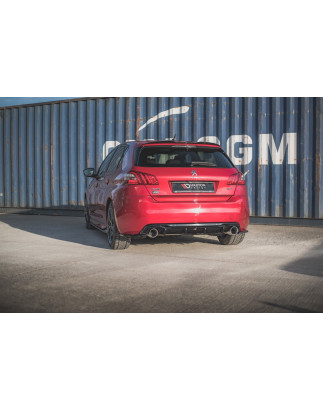Splitters posteriori laterali Peugeot 308 GT Mk2 Facelift (Cod. M-PE-308-2F-GT-RSD1G)