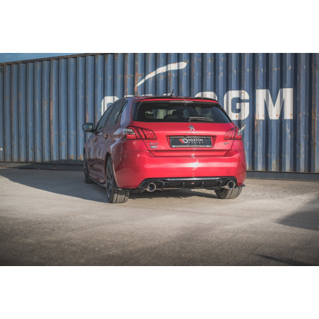 Splitters posteriori laterali Peugeot 308 GT Mk2 Facelift (Cod. M-PE-308-2F-GT-RSD1G)