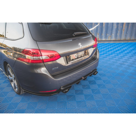 Splitters posteriori laterali V.2 Peugeot 308 SW Mk2  (Cod. M-PE-308-2F-SW-RSD2G)