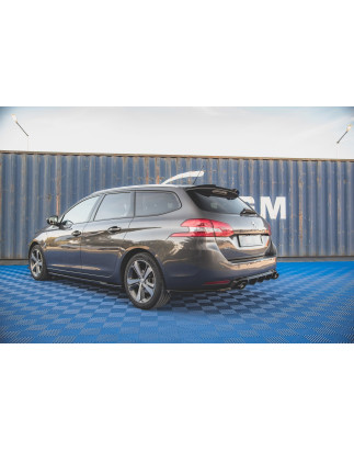Splitters posteriori laterali V.2 Peugeot 308 SW Mk2  (Cod. M-PE-308-2F-SW-RSD2G)