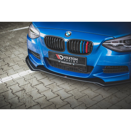 SPLITTER ANTERIORE street pro + Flaps BMW M135i F20 (Cod. M-BM1F20MCNC-FD1B+FSF1G)