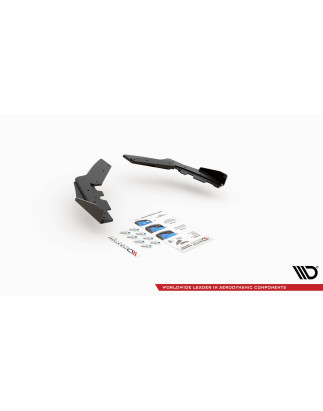 Splitters posteriori laterali Street Pro + Flaps BMW M135i F20 (Cod. M-BM1F20MCNC-RSD1B+RSF1G)