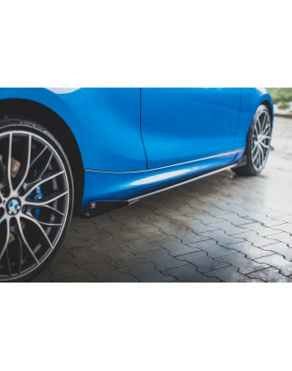 Diffusori minigonne street pro + Flaps BMW 1 F21 M135i / M140i / M-Pack (Cod. M-BM1F20MCNC-SD1B+SRF1