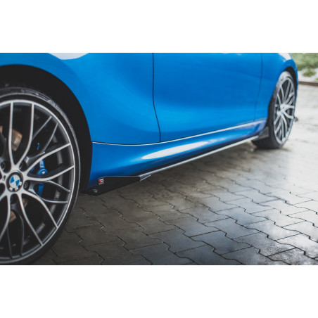 Diffusori minigonne street pro + Flaps BMW 1 F21 M135i / M140i / M-Pack (Cod. M-BM1F20MCNC-SD1B+SRF1