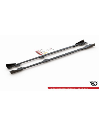 Diffusori minigonne street pro + Flaps BMW 1 F21 M135i / M140i / M-Pack (Cod. M-BM1F20MCNC-SD1B+SRF1