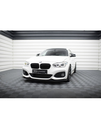 SPLITTER ANTERIORE street pro V.3 for BMW 1 F20 M-Pack Facelift / M140i  (Cod. M-BM1F20FMCNC-FD3B)