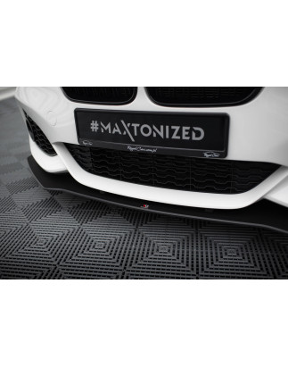 SPLITTER ANTERIORE street pro V.3 for BMW 1 F20 M-Pack Facelift / M140i  (Cod. M-BM1F20FMCNC-FD3B)