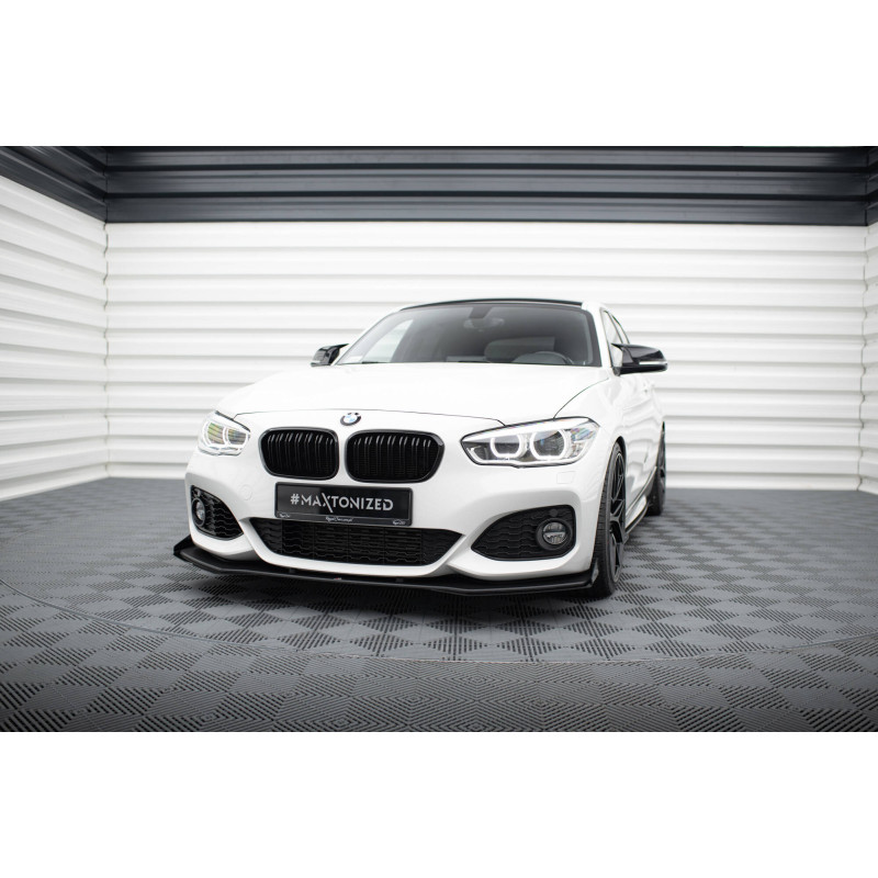 SPLITTER ANTERIORE street pro V.3 + Flaps for BMW 1 F20 M-Pack Facelift / M140i  (Cod. M-BM1F20FMCNC