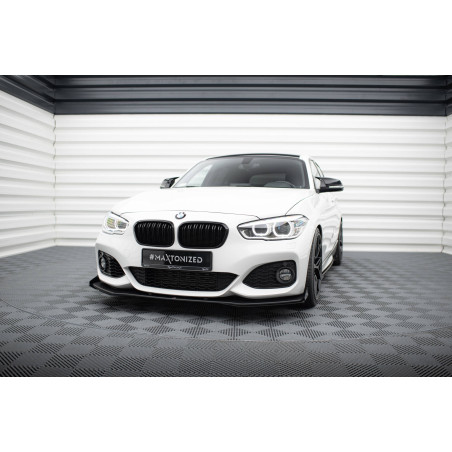 SPLITTER ANTERIORE street pro V.3 + Flaps for BMW 1 F20 M-Pack Facelift / M140i  (Cod. M-BM1F20FMCNC