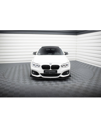 SPLITTER ANTERIORE street pro V.3 + Flaps for BMW 1 F20 M-Pack Facelift / M140i  (Cod. M-BM1F20FMCNC